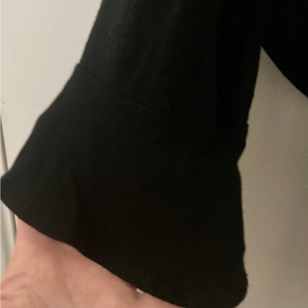 Arden B SOLD Black Shrug ruffle detail - Picture 9 of 12